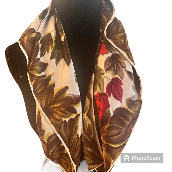 Vintage St Michael Satin Scarf - Picture 2 of 8